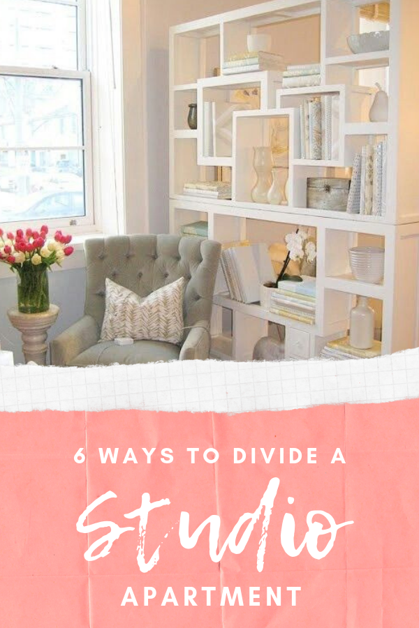 studio apartment dividers pinterest