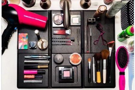 makeup organizer for small bathroom sink
