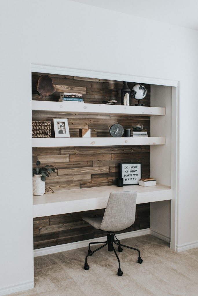 office in a closet cloffice