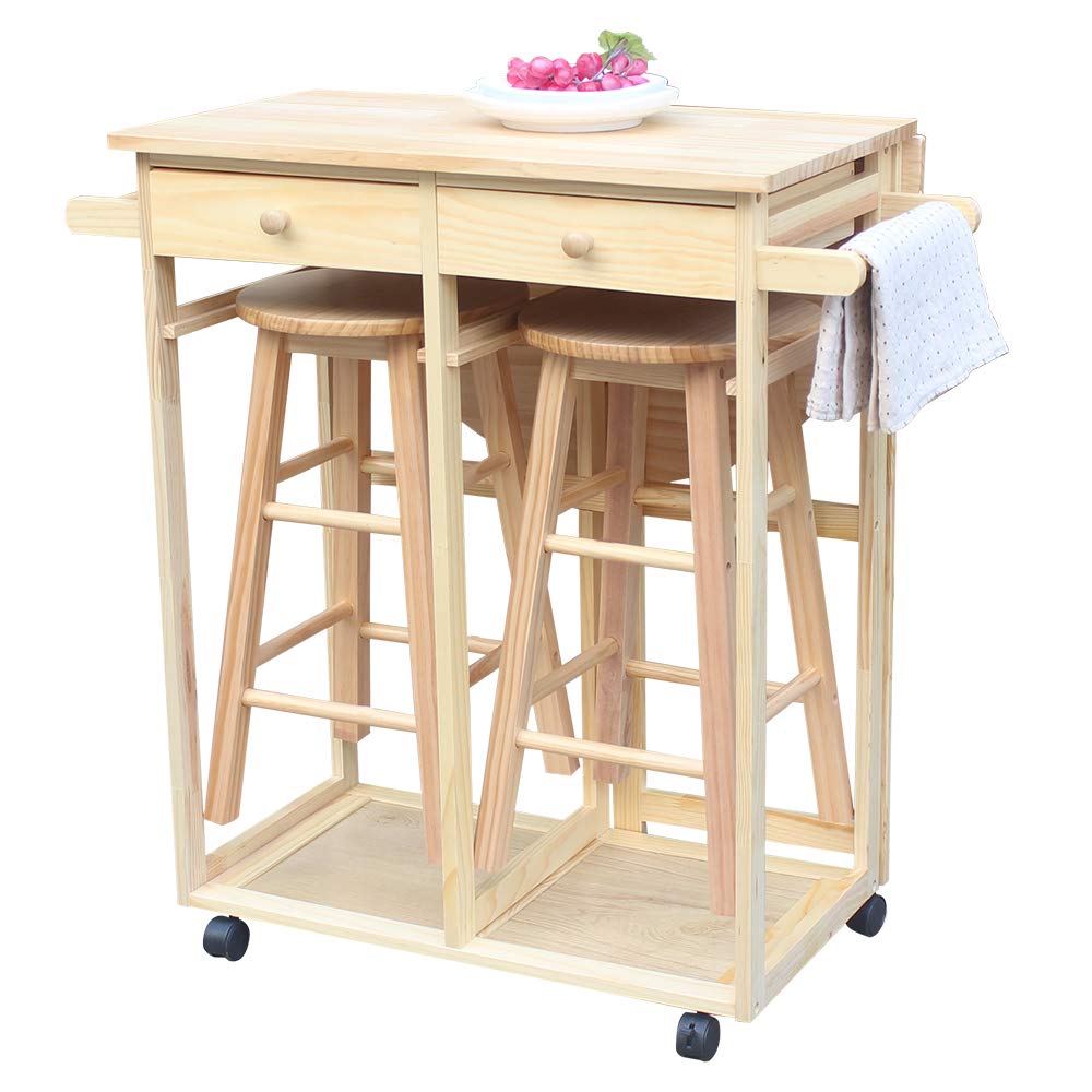 Amazon trolley carts tables for small spaces