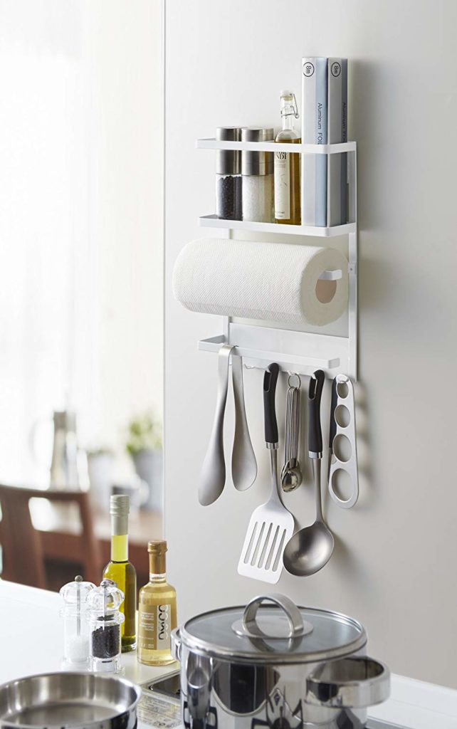 magnetic storage shelf for kitchen