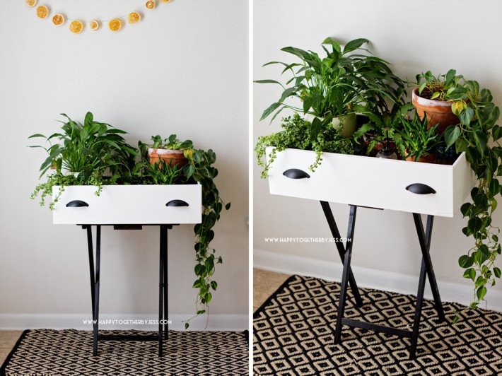 re-purposed Draw Garden DIY