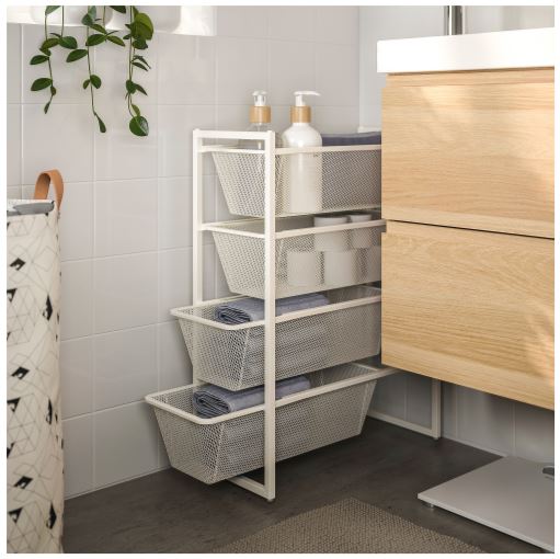new slim storage basket drawers small spaces from ikea 2020