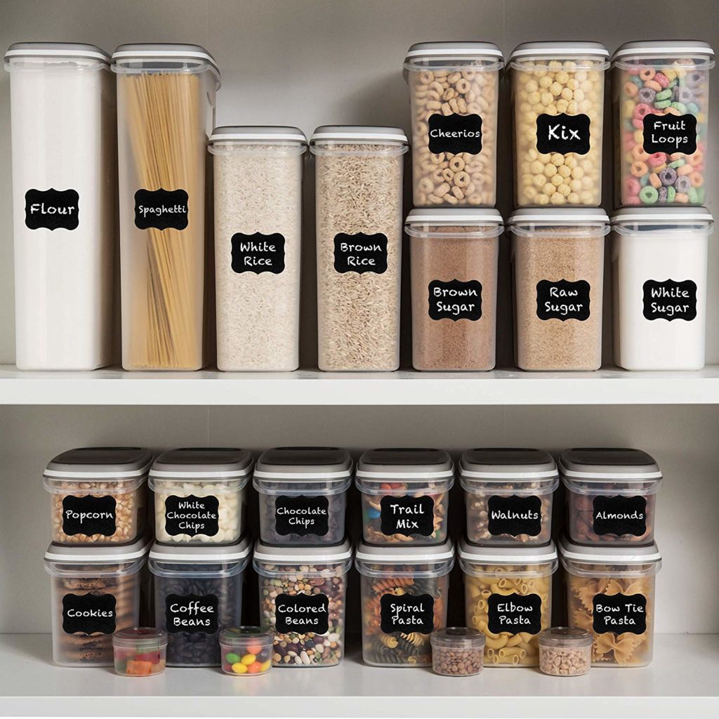 stackable space saving food containers