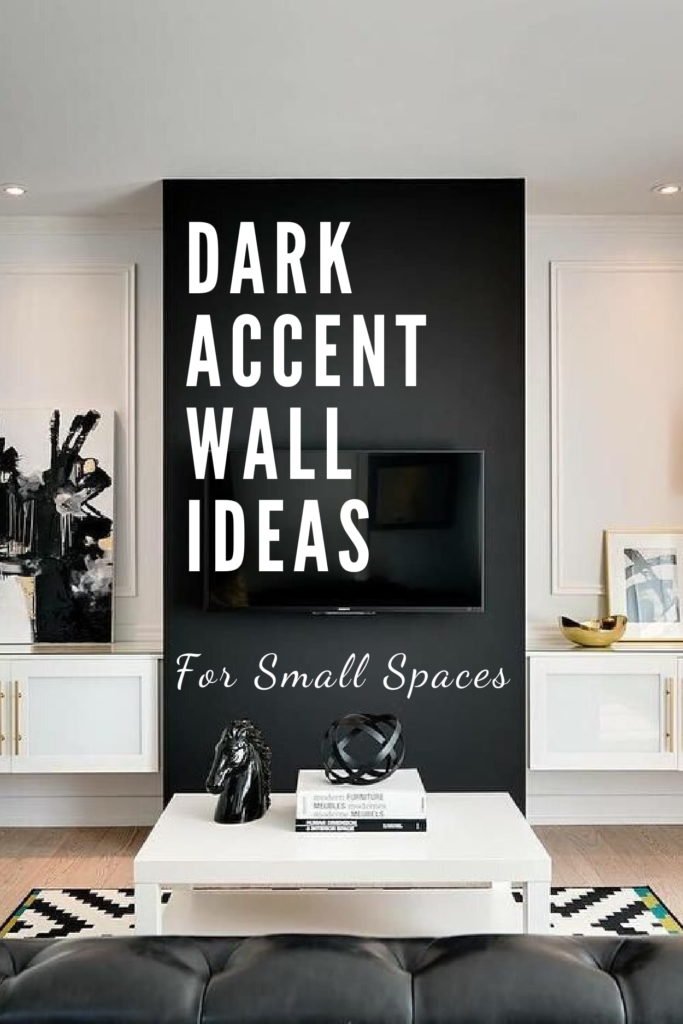 These Dark Accent Walls Break All The Small Space Design Rules