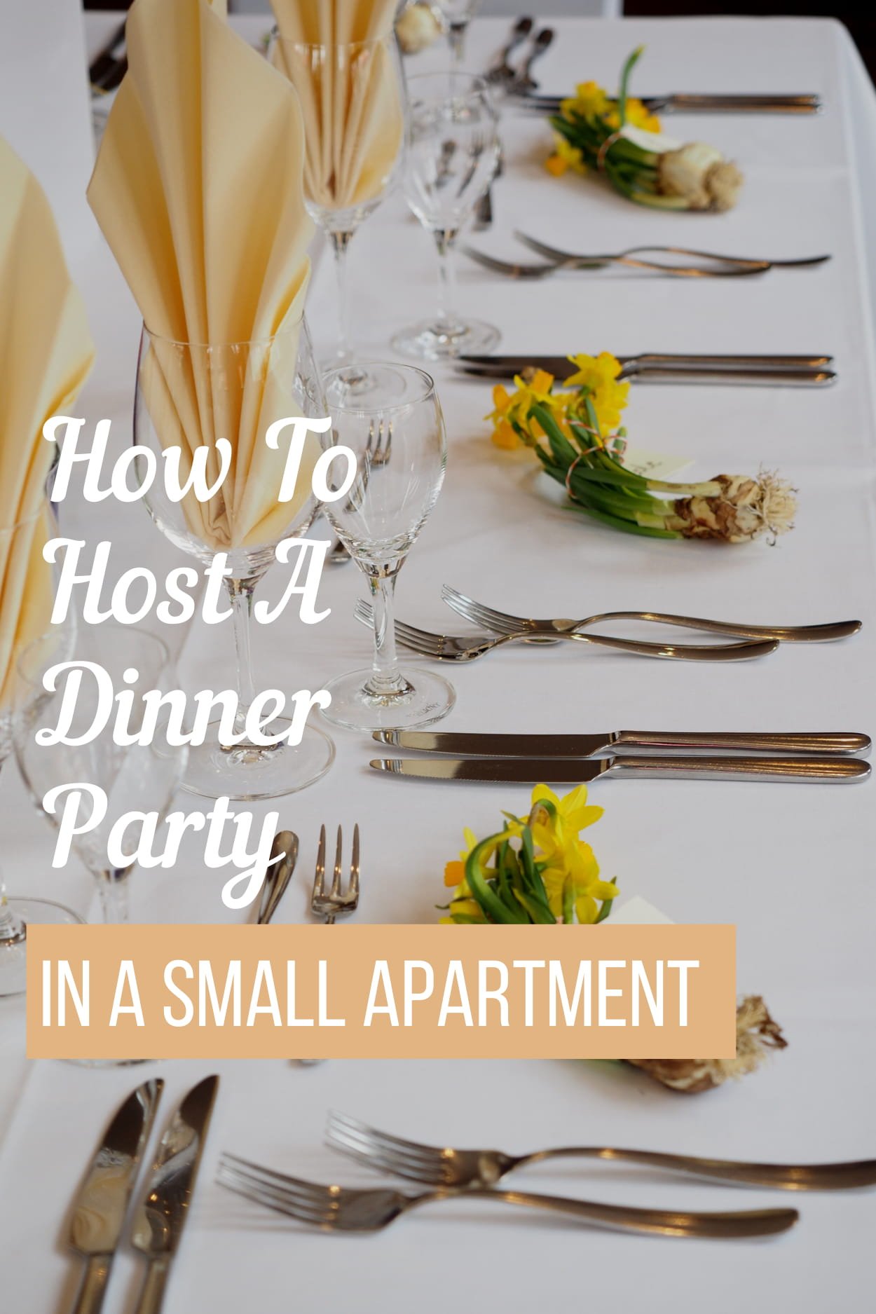 Quick Tips For Hosting A Dinner Party In A Small Apartment