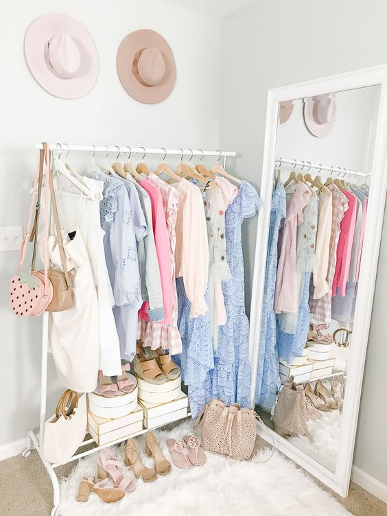 small space solutions for no closet storage