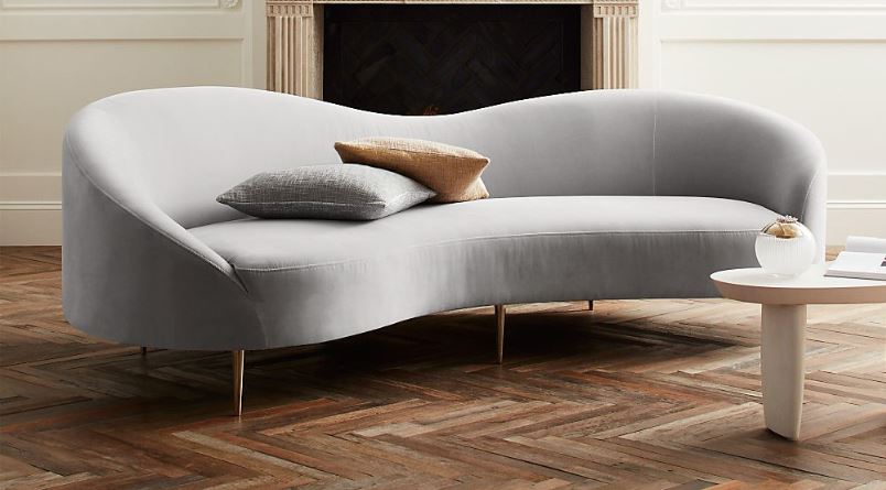 curved sofa trend for 2020
