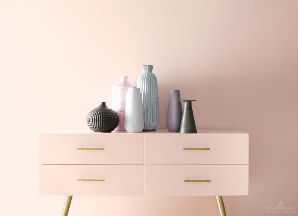 first light pink paint trend for 2020