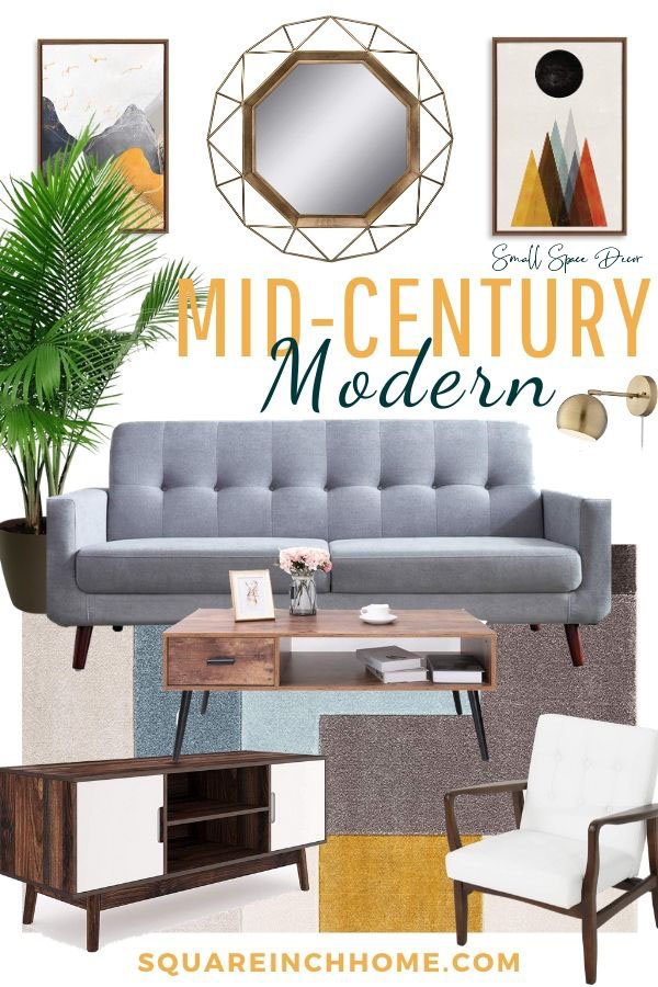 mid-century modern living room ideas for small living rooms pinterest