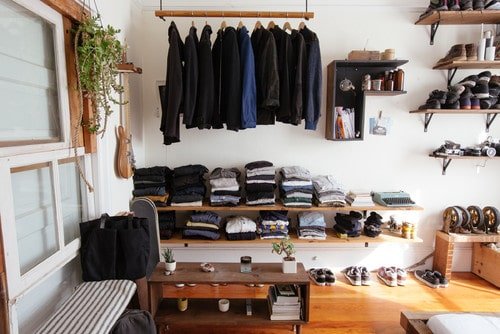 wall mounted closet and shelves for small bedrooms