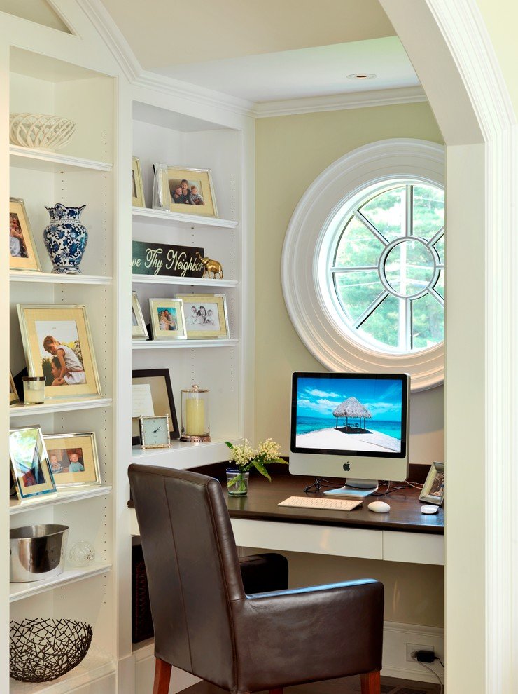 functional small corner office nook