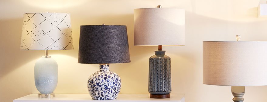 switch lamp shades for spring decor