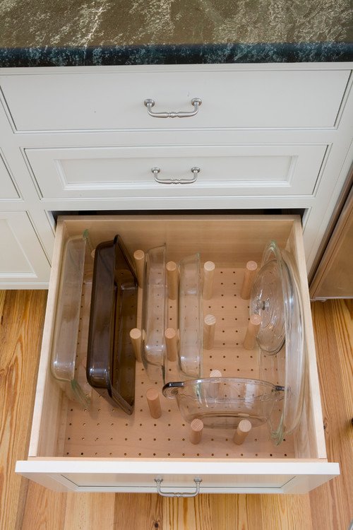 pegboard kitchen drawer organizer