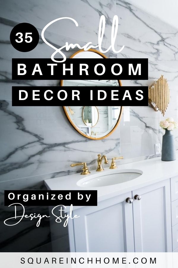 35 small bathroom decor ideas