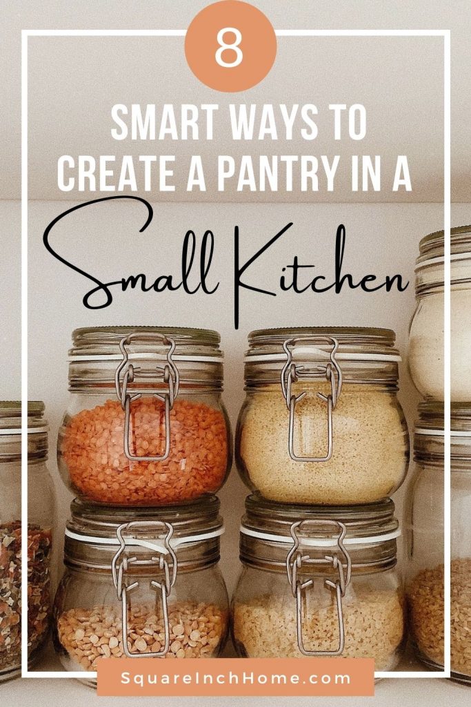 how to organize a small kitchen without a pantry