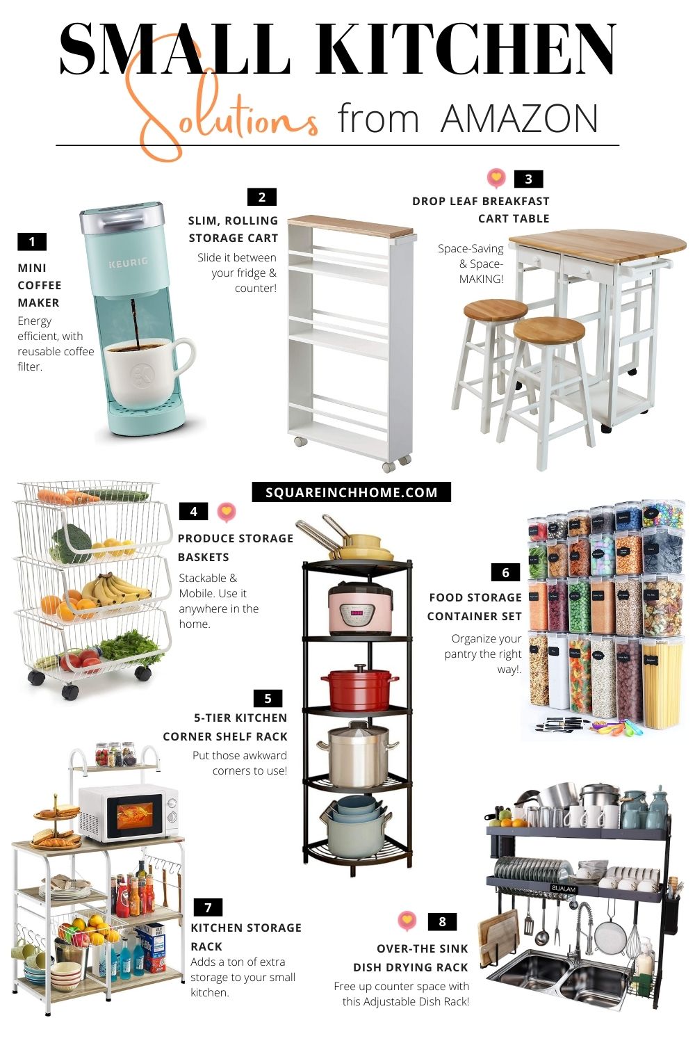 space-saving kitchen products from amazon