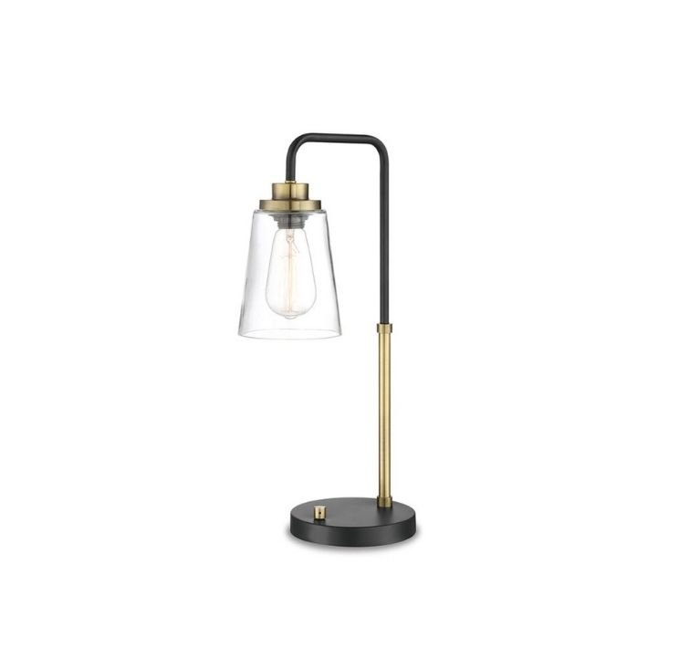 Gold & Black modern Table Lamp