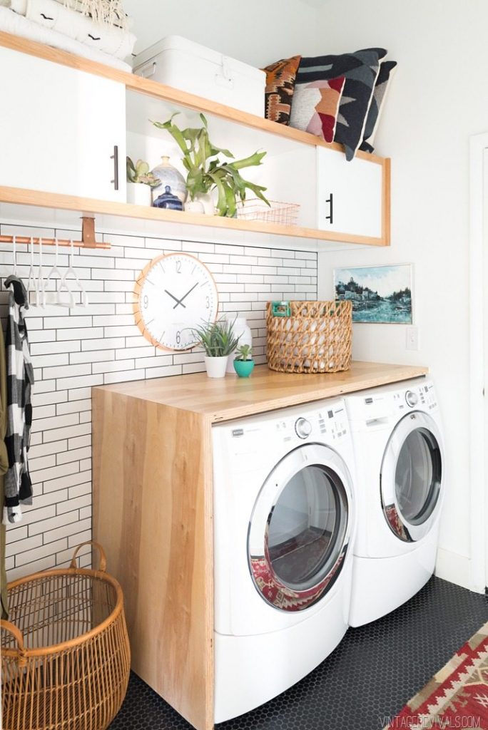 boho small laundry room ideas