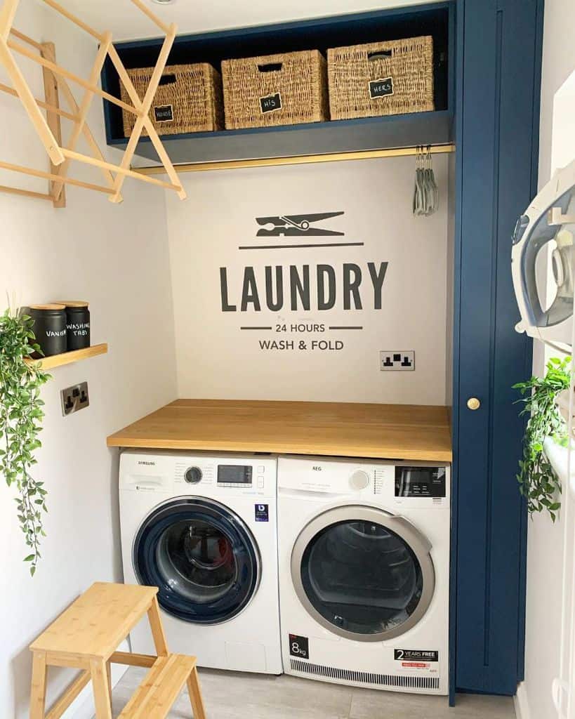 Small Laundry Room Ideas, Small Laundry Shelving Ideas