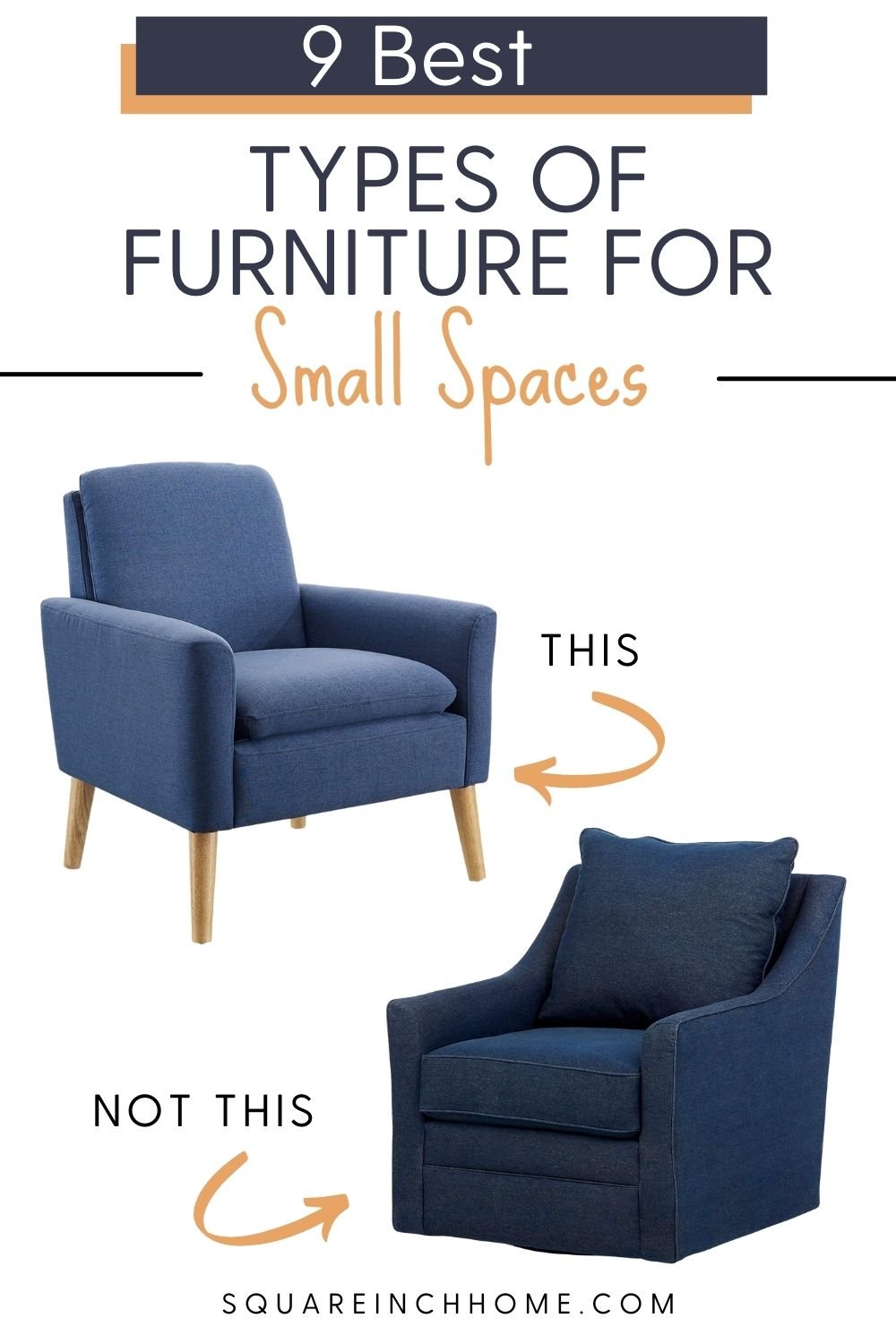 best furniture for small spaces pinterest