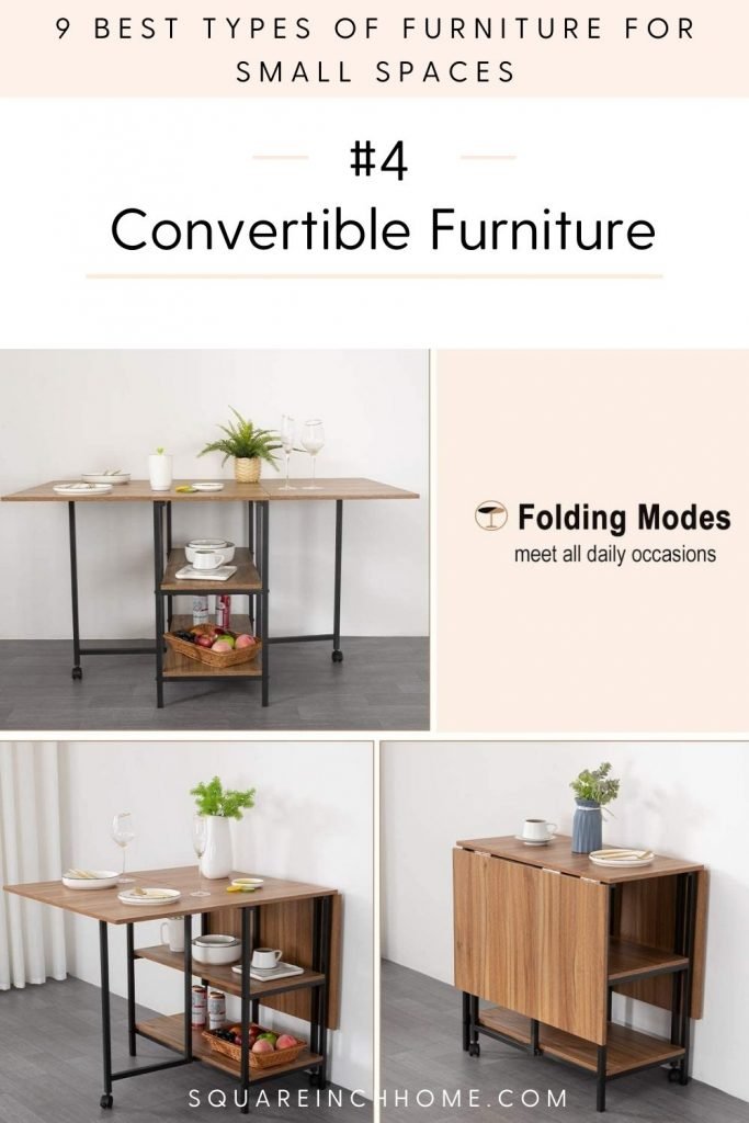 best types of furniture for small spaces convertible furniture