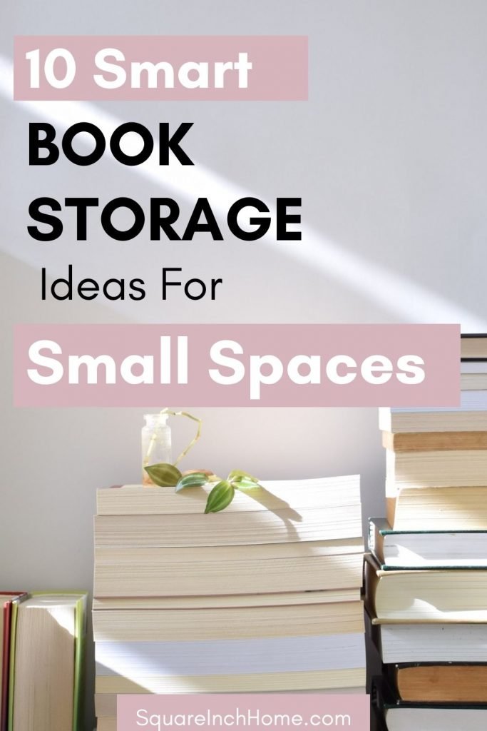 book storage ideas for small apartment