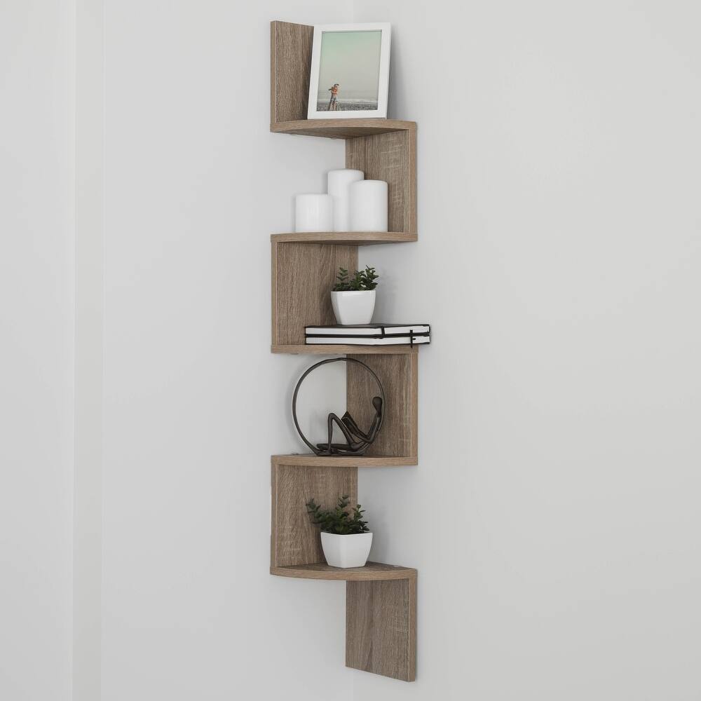 wall mounted corner shelf nightstand