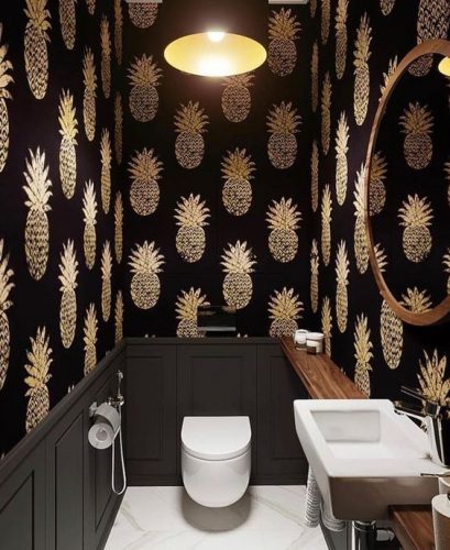 22 Dark & Moody Powder Room Ideas For A Dramatic Upgrade