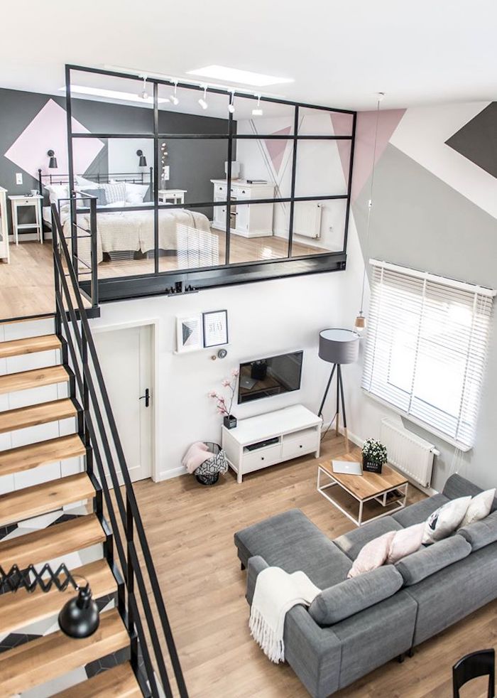 scandinavian loft apartment design