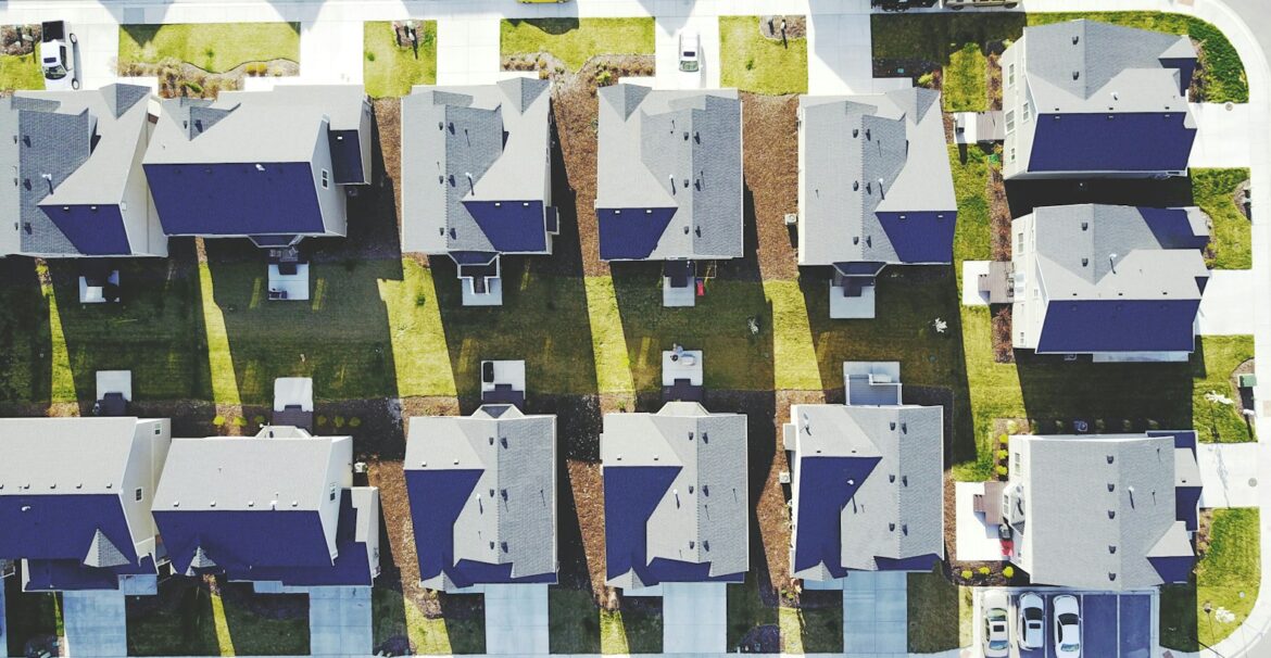 aerial photography houses